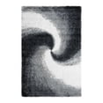 thumbnail image 3 of Unique Loom Soft Touch Shag Collection Area Rug - Selin (6' 1" x 9' Rectangle Smoke Gray/Ivory), 3 of 7
