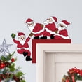 thumbnail image 1 of Xihbxyly Pegatina de Papá Noel para Puerta, Decoración Navideña con Reno y Diseño de Muñeco de Nieve, Fácil de Aplicar, Decoración Temporal, para Fiestas y Uso En El Hogar, Idea de Regalo Perfecta, 1, 1 of 5