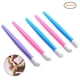 thumbnail image 1 of 30 piezas de empujador de cutícula de uñas con punta de plástico, herramienta para decoración de uñas, limpiador de uñas con punta de PVC, 1 of 8