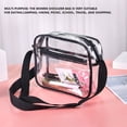 thumbnail image 3 of Guardurnaity Bolso de hombro transparente para fiestas, citas, oficina, viajes, bandolera, portátil, para teléfono móvil, bandolera, bolso para niñas Bolsas de maquillaje Guardurnaity CE015605-01, 3 of 6
