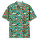 thumbnail image 2 of Camisa hawaiana con estampado de perro y mascotas lindas para hombres y mujeres, camisas de verano con estampado de animales en 3D, blusa holgada con botones y solapa de manga corta, 2 of 5