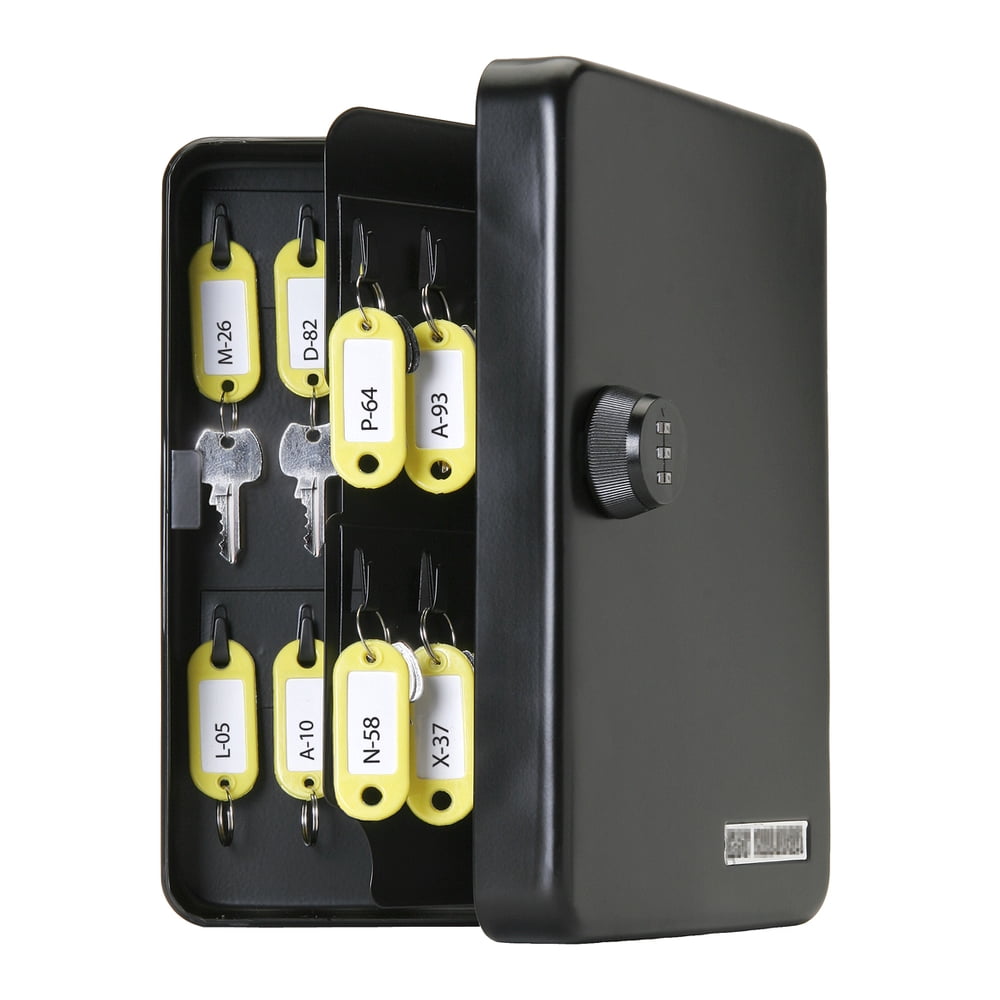 KeyGuard Combination Key Cabinet 48 Hook Walmart Walmart