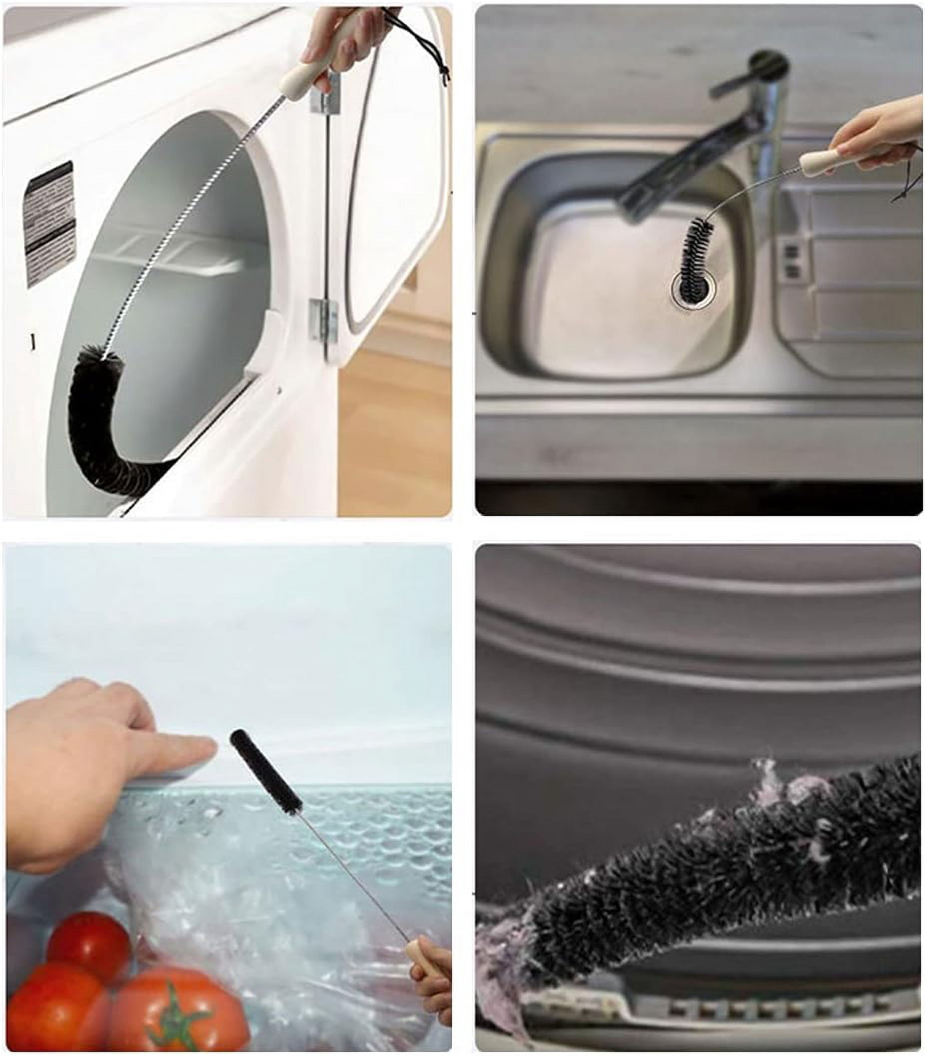 Dryer Vent Guardian, Lint Removal Tool For Enhancing Dryer Efficiency And Fire Risk Prevention, Easy Access Inaccessible Places With Flexible Stainless Steel Wire Shaft, Household