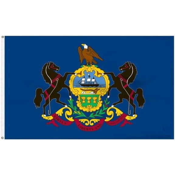 Pennsylvania Flag 3' x 5' Nylon