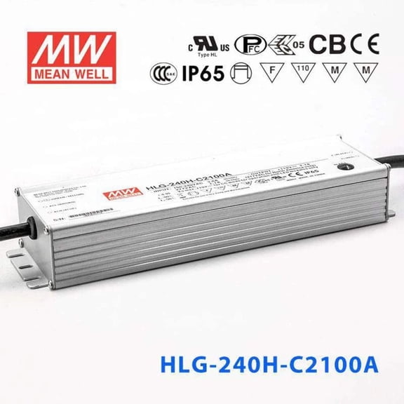Mean Well HLG-240H-C2100A Power Supply 249.9W 2100mA - Adjustable