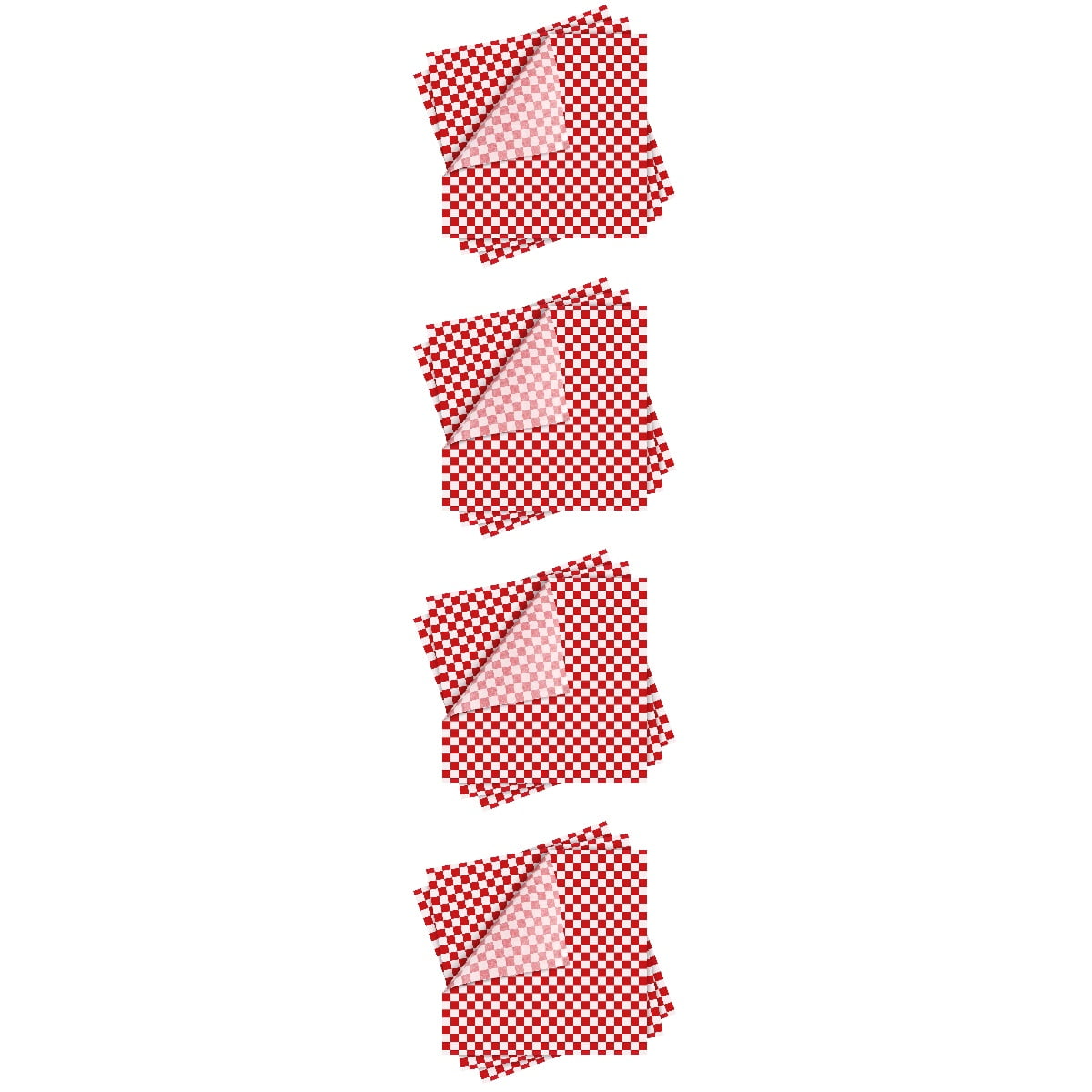 4 Pieces Parchment Paper for Baking Imitation Rattan Woven Basket Plate Liners