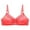 Watermelon Red Everyday Bra for Women, variant on ATOYSOY Women's Plus Size Everyday Bra Wireless Breathable Push Up Underwear Smoothing Comfort Bra Support Full Coverage Bra Beige XXL