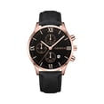 thumbnail image 2 of NovaStitch Watches for Men Ultra Thin Large Face Casual Day Watch Leather Band Japan Quartz Movement Analog Display Fashion Daily Wear Gift for Men, 2 of 7