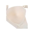 thumbnail image 3 of INSPIRAR CHIC Sujetador Básico Cómodo Suave Elástico de Cobertura Completa Sin Aros para el Día a Día 3 Pcs Negro + Crema + Rosa - Rayas 40/90 Talla 36A 36B, 3 of 5