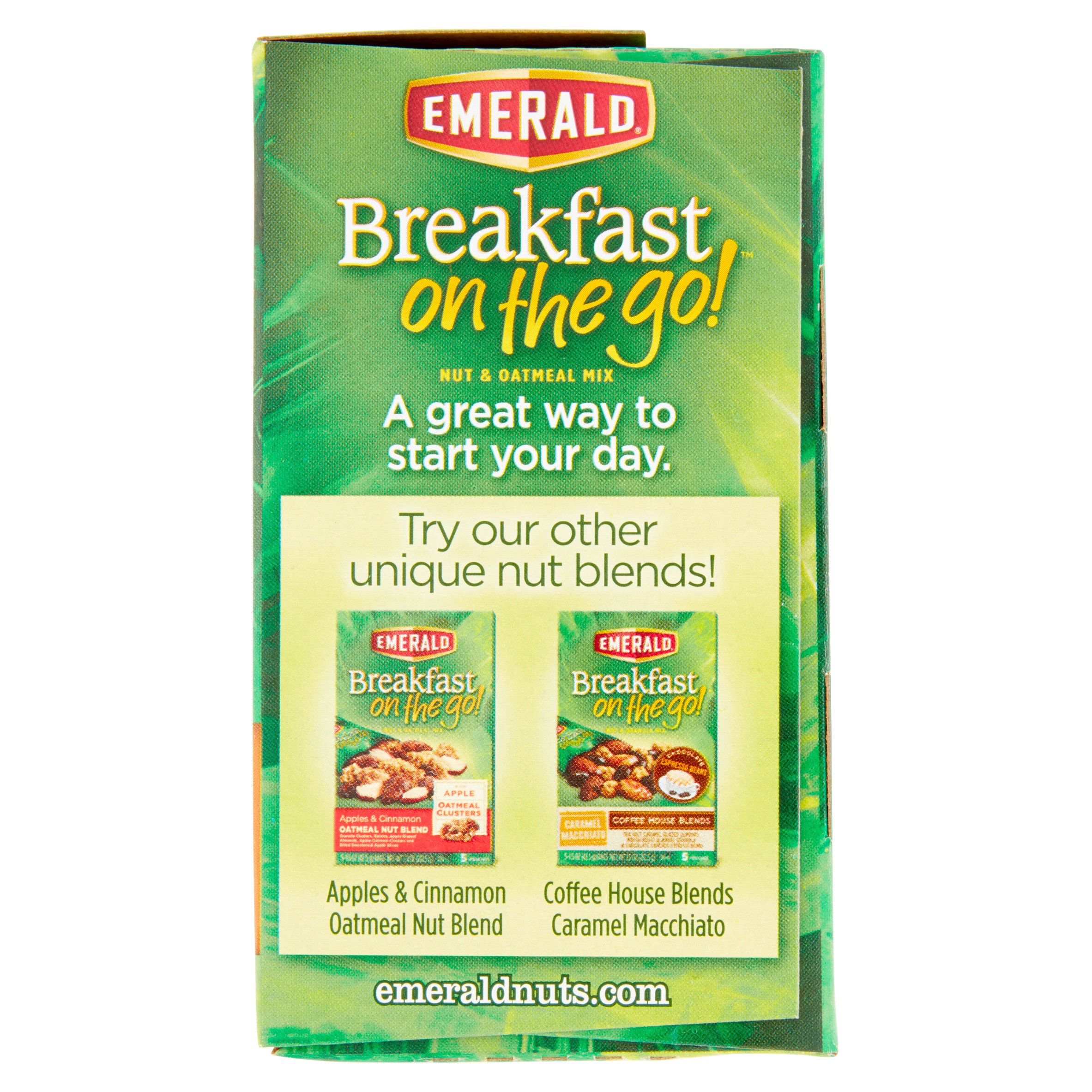 Emerald Breakfast On The Go Nut & Oatmeal Mix, Maple & Brown Sugar, 1.5 Oz, 5 Ct - image 5 of 5