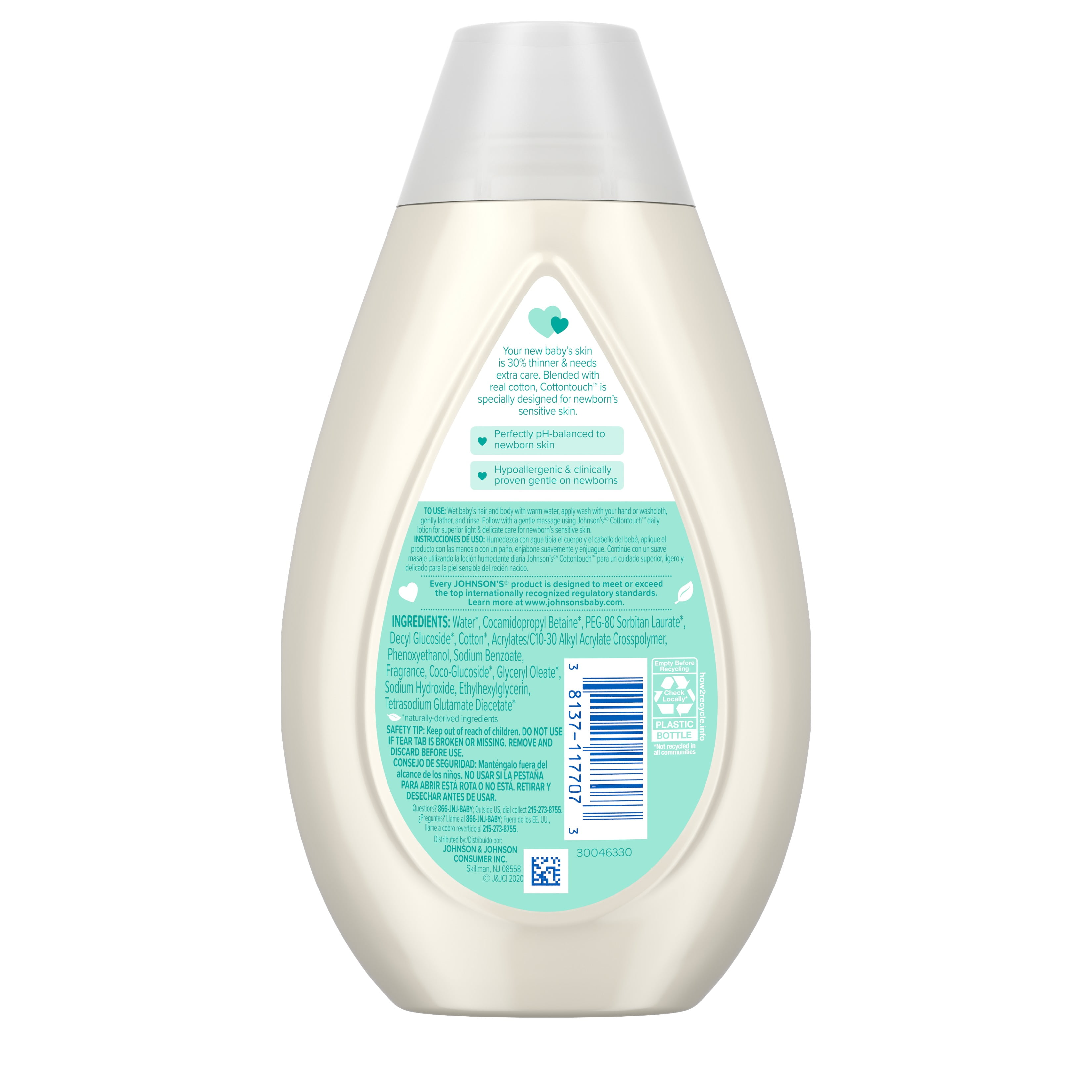 johnson's wash and shampoo