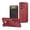 Red, variant on TECH CIRCLE Carbon Fiber Texture Magnetic Phone Case for Galaxy A52 5G with Kickstand, Compatible with MagSafe and Wireless Charging, Slim Fit, Lightweight, Anti-Scratch, Shockproof Cover, Black