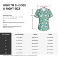 thumbnail image 4 of Xecao Panda Bathing for Women's V-Neck T-Shirts-Elegant Half-Sleeve Tops Perfect for Summer-Small, 4 of 5