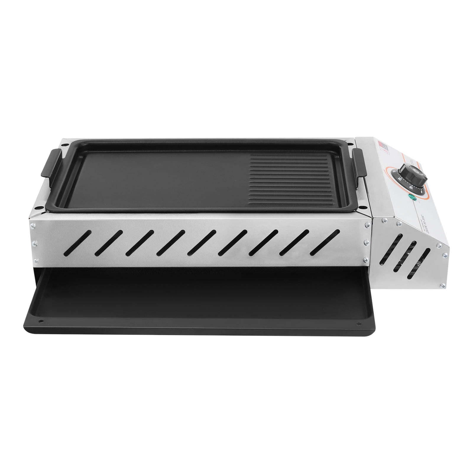 Electric Propane Grill with 2.5KW Power, Adjustable Temperature, Non-Stick Surface, Ideal for Outdoor, Camping, and Family Cooking