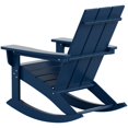 thumbnail image 3 of Palms Modern Adirondack Plastic Outdoor Rocking Chairs (Set of 4), 3 of 8
