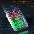 thumbnail image 5 of K2 104-Key Wired Gaming Keyboard Metal Panel Mechanical Keyboard with 7 Color Backlit, 5 of 5