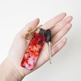 thumbnail image 4 of Wukai Autumn Maple Leaves Print Leather Car Keychain, Universal Key Fob Keychain, Leather Key Chain Holder for Men and Women,360 Degree Rotatable, 4 of 5