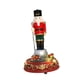 thumbnail image 4 of Estatua de Cascanueces Navideña con Luz y Música Adorno Decorativo Coleccionable Sombrero negro de tela roja, 4 of 9