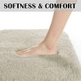thumbnail image 4 of Bathroom Rug Non Slip Bath Mats for Bathroom (16 x 24, Light Tan) Water Absorbent Soft Microfiber Shaggy Bathroom Mat Machine Washable Bath Rug for Bathroom Thick Plush Rugs for Shower, 4 of 6