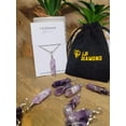 thumbnail image 5 of Crystal Necklace Silver Wire Wire Wrapped Amethyst necklace, 5 of 9