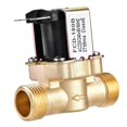 thumbnail image 5 of White Válvula magnética solenoide eléctrica de latón normalmente cerrada CA 220v de 1/2" para control de agua fácil, 5 of 5