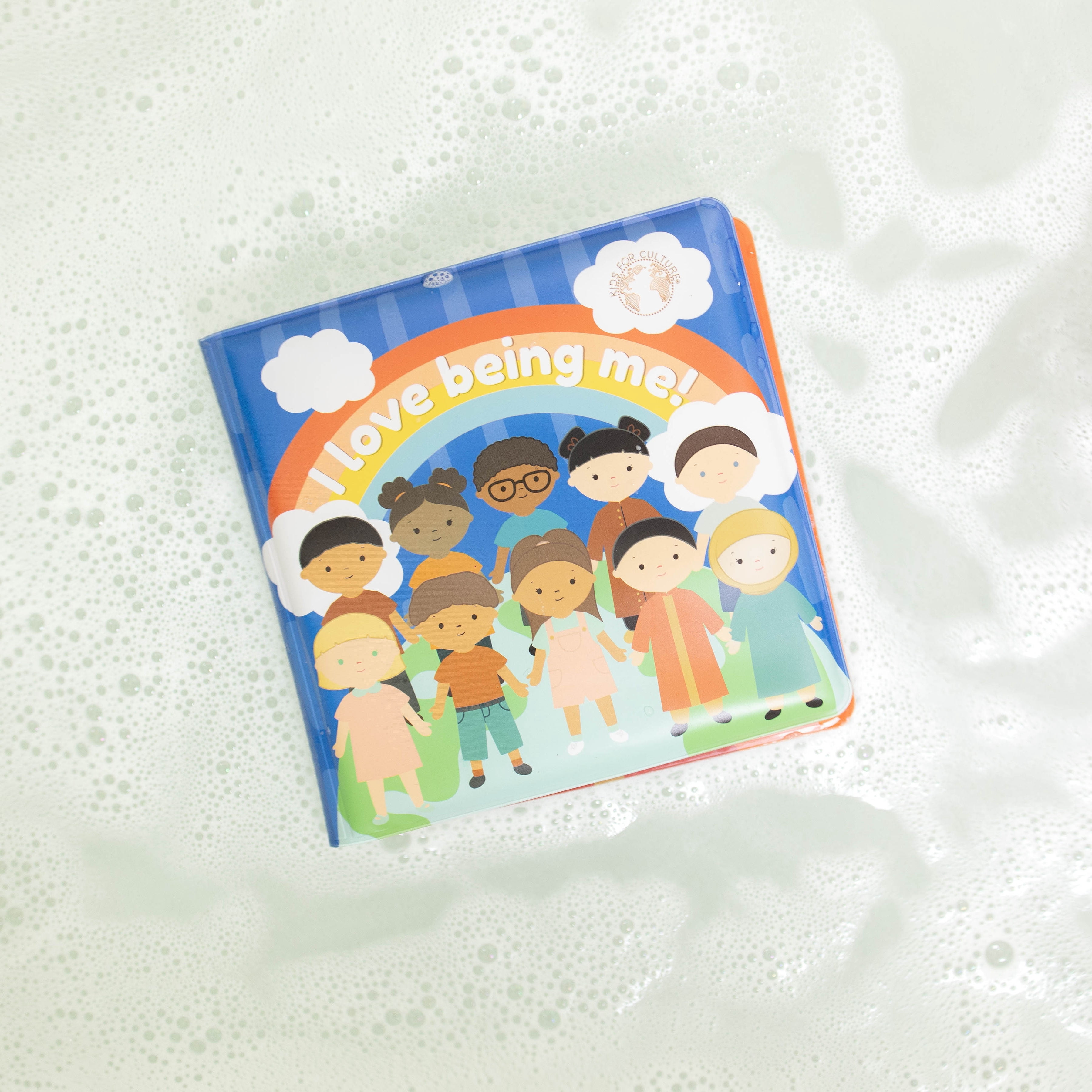Kids for Culture 6" Affirmation Vinyl Bath Book with Squeaker, I Love Being Me