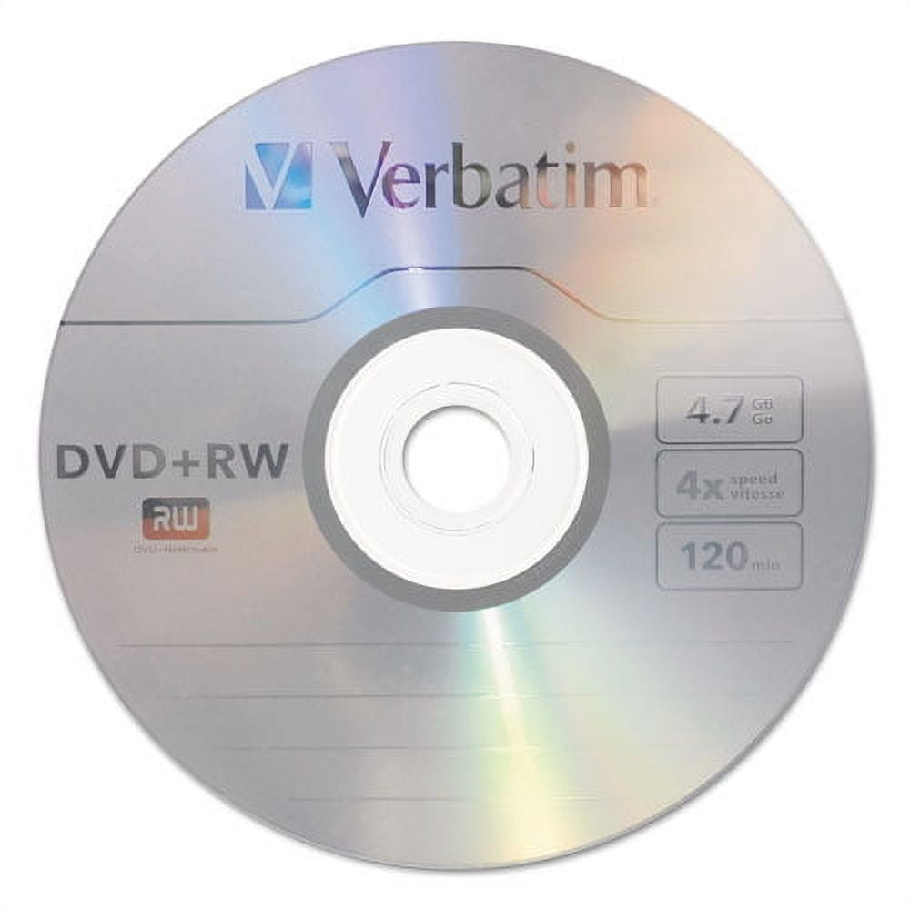 Dvd+rw Rewritable Disc, 4.7 Gb, 4x, Spindle, Silver, 30/pack | Bundle of 2 Packs