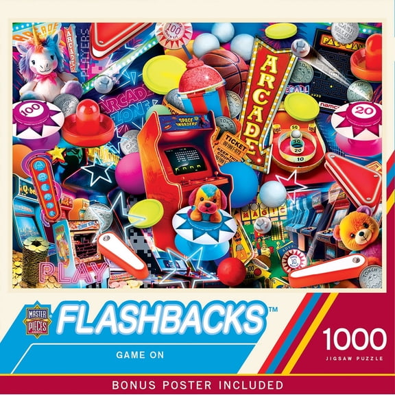 MasterPieces 1000 Piece Jigsaw Puzzle - Game On - 19.25"x26.75"