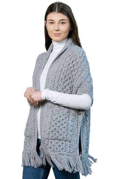 irish wrap sweater