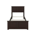 thumbnail image 4 of Leo & Lacey Classic Hardwood Eco-Friendly Panel Bed, Twin, Espresso, 4 of 6