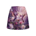 thumbnail image 6 of KEIAHUAN Hummingbird Flower Women Skorts Skirts with Pocket A Line Casual Golf Skorts for Women Elastic Breathable Tennis Skirts Athletic Skort with Pockets, 6 of 7