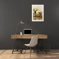 thumbnail image 3 of Roko, Ken 11x14 White Modern Wood Framed Museum Art Print Titled - Calm Deer II, 3 of 4