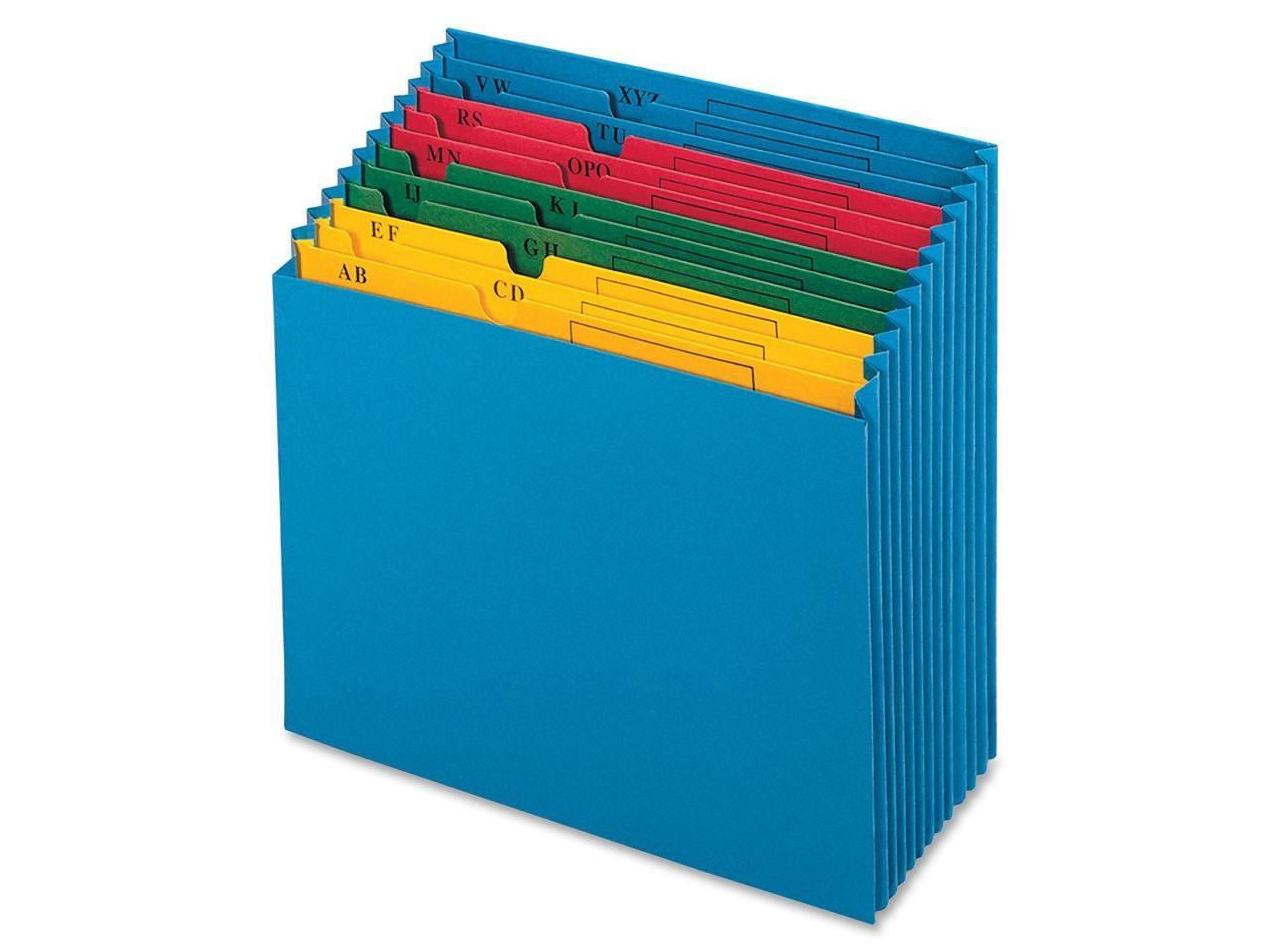 Globe-Weis 20134 QuickVue Project File 11" Width x 12" Length Sheet Size - 12 Pockets - Paper - Blue - 1 Each
