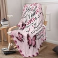 thumbnail image 4 of Daughter Gifts from Dad, Mothers Day Birthday Gifts for Daughter Adult, Graduation Gifts for Daughter, Father Daughter Gifts, Daughter Blanket from Dad 80"x60", 4 of 6