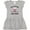 AC-Heather Grey, variant on Inktastic The Cutest Little Jelly Bean Girls Baby Dress