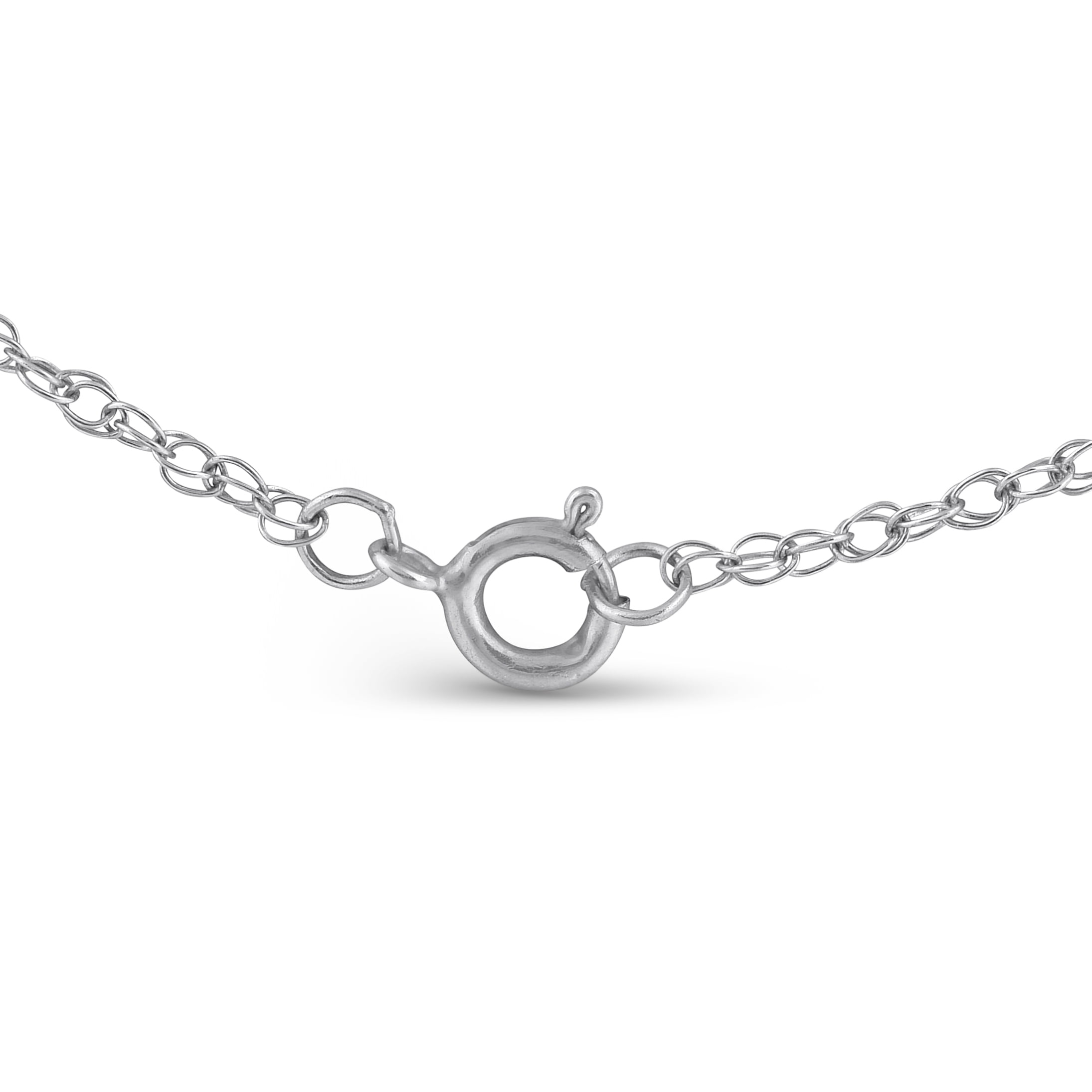 Pompeii 1/3 Ct Diamond Solitaire Pendant Necklace in 14k White Or Yellow Gold (J,I2-I3)