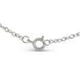 thumbnail image 3 of Pompeii 1 1/4Ct Pear Shape Halo Diamond Pendant 14k White Gold Necklace Lab Grown (GH,VS2), 3 of 5