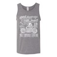 thumbnail image 2 of Wild Bobby, 1901 Widow Makers Skeleton Motorcycle Cars and Trucks Mens Graphic Tank Top, Heather Grey, 2XL, 2 of 3