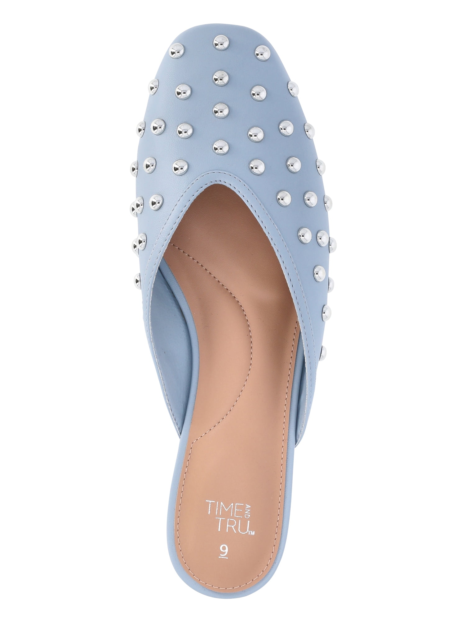 Time and Tru Women's Studded Mules