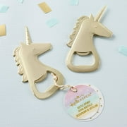 Kate Aspen Enchanted Unicorn Fantasy Shiny Bottle Opener, Perfect Wedding Favor, Bachelorette Favor or Bridal Shower Favor, Set of 2