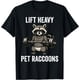 thumbnail image 1 of Lift Heavy Pet Raccoons - Camiseta divertida para entrenamiento de gimnasio, 1 of 2