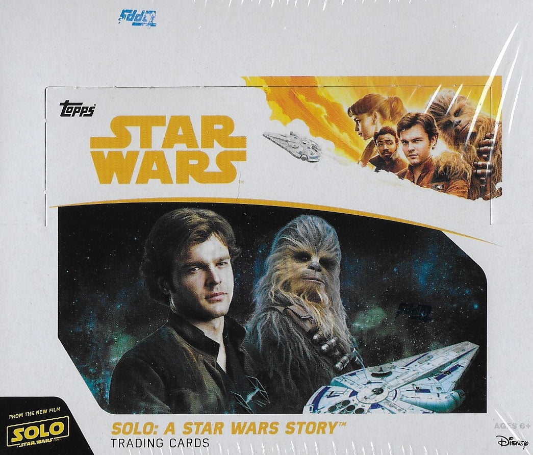 TOPPS STAR WARS THE LAST JEDI RETAIL BOX SEALED 24 packs 144 trading cards 2017 