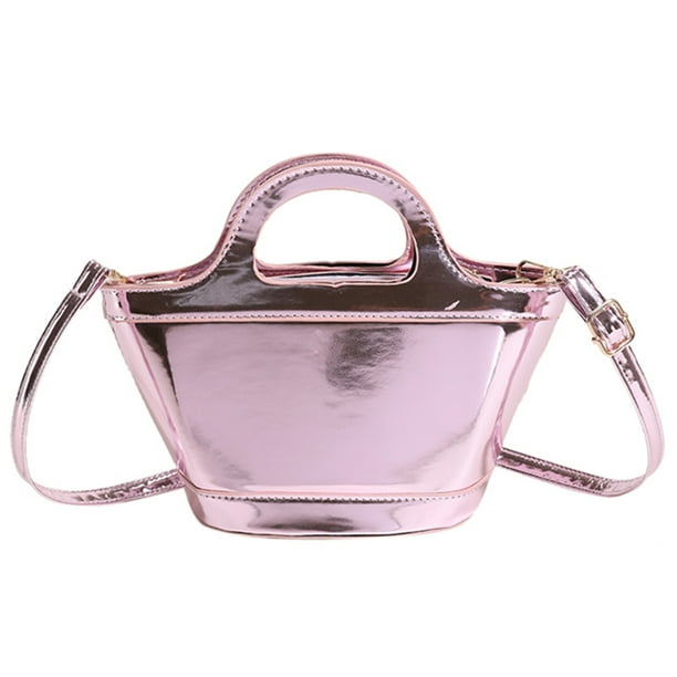 Bolsos Bolsos de mano para mujer, monedero cruzado Vintage sólido, monederos de cuero Retro (rosa) Ehuebsd Para Estrenar