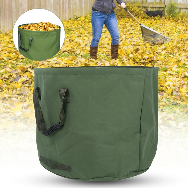 Large Capacity Neaten Pouch, Tree Leaves Bag, Waterproof For Garden Leaf  Garbage Bag