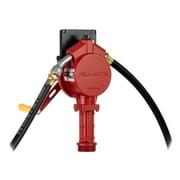 Fill-Rite Rotary Drum Pump FR112AC - 13 Oz Per Stroke, Manual, Red, Cast Iron Aluminum