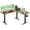 Rustic Brown, variant on INNOVAR L Shaped Standing Desk Adjustable Height, Dual Motor Electric Corner Standing Desk, 63x55 inch Sit Stand up Desk Table with Splice Board, Rustic Brown