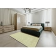 thumbnail image 4 of Ahgly Company Tapis Rond Abstrait Marron Or pour Intérieur, 6 Pieds Rond, 4 of 6