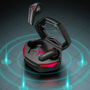 Bluetooth Headphones True Wireless Earbuds 60H Playback LED Power Display Earphones with Wireless Charging Case IPX5 Waterproof in-Ear Earbuds with Mic