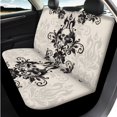 thumbnail image 3 of Yuyamidu Halloween Skull 14 Pcs Car Seat Covers with Steering Wheel Cover,Seat Belt Covers Cup Holder with Keychain,Novelty Automotive Protector Set Unverisal Fit Cars SUV Turcks, 3 of 7