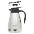 thumbnail image 2 of Hervidor de agua para automóvil Calentador de café de acero inoxidable 1300 ml Tetera portátil Limpieza fácil Calentamiento de automóvil Taza de viaje 24V, 2 of 8